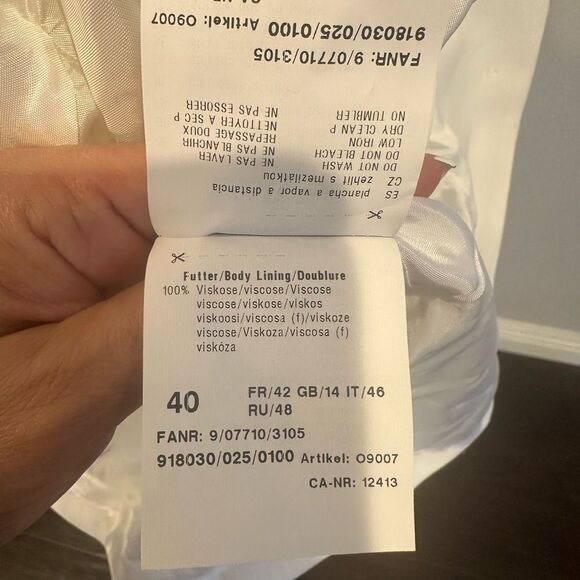 Basler Women's Matching Suit Set (Blazer & Matching Pants Set) Size 40 - Picture 7 of 16